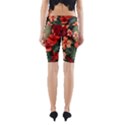 Tropical Flower Bloom Yoga Cropped Leggings View2