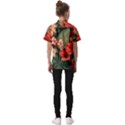 Tropical Flower Bloom Kids  Short Sleeve Shirt View2