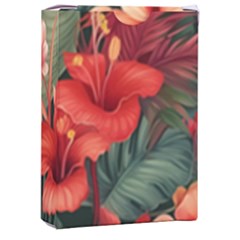 Tropical Flower Bloom Playing Cards Single Design (rectangle) With Custom Box