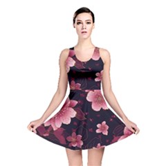 Flower Sakura Bloom Reversible Skater Dress