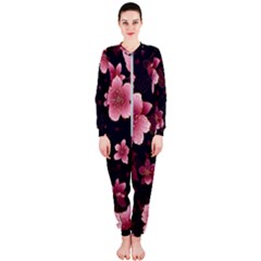 Flower Sakura Bloom Onepiece Jumpsuit (ladies)