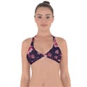 Flower Sakura Bloom Halter Neck Bikini Top View1