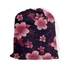 Flower Sakura Bloom Drawstring Pouch (2xl)