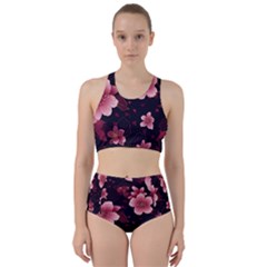 Flower Sakura Bloom Racer Back Bikini Set