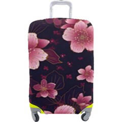 Flower Sakura Bloom Luggage Cover (large)