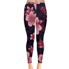 Flower Sakura Bloom Inside Out Leggings