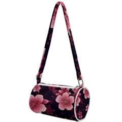 Flower Sakura Bloom Mini Cylinder Bag