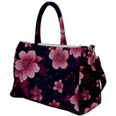 Flower Sakura Bloom Duffel Travel Bag