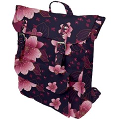 Flower Sakura Bloom Buckle Up Backpack