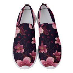 Flower Sakura Bloom Women s Slip On Sneakers