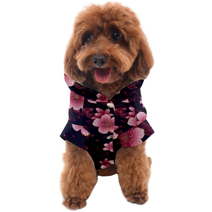 Flower Sakura Bloom Dog Coat