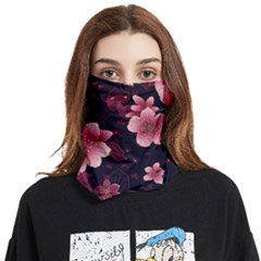 Flower Sakura Bloom Face Covering Bandana (two Sides)