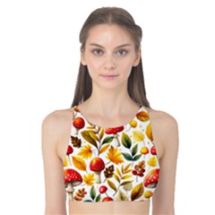 Mushroom Autumn Fall Tank Bikini Top