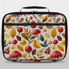 Mushroom Autumn Fall Full Print Lunch Bag