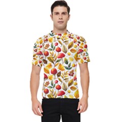 Mushroom Autumn Fall Men s Short Sleeve Rash Guard