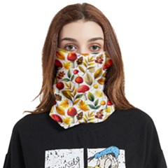 Mushroom Autumn Fall Face Covering Bandana (two Sides)