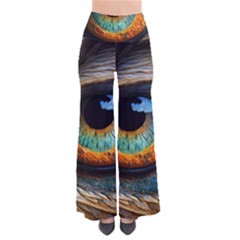 Eye Bird Feathers Vibrant So Vintage Palazzo Pants by Hannah976