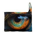 Eye Bird Feathers Vibrant Premium Foldable Grocery Recycle Bag View3