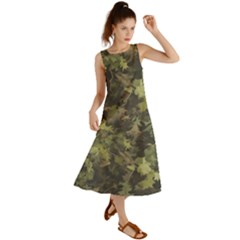 Camouflage Military Summer Maxi Dress by Ndabl3x