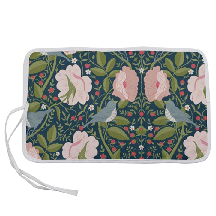 Spring Design with watercolor flowers Pen Storage Case (S)