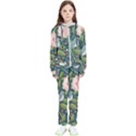 Spring Design with watercolor flowers Kids  Tracksuit View1