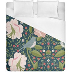 Spring Design With Watercolor Flowers Duvet Cover (california King Size) by AlexandrouPrints