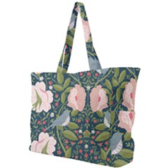 Spring Design With Watercolor Flowers Simple Shoulder Bag by AlexandrouPrints