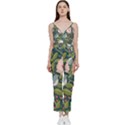 Spring Design with watercolor flowers V-Neck Camisole Jumpsuit View1