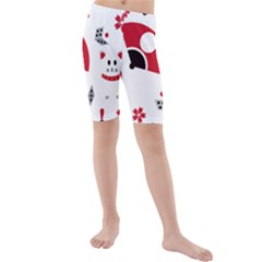 Assorted Illustration Lot Japan Fundal Japanese Kids  Mid Length Swim Shorts