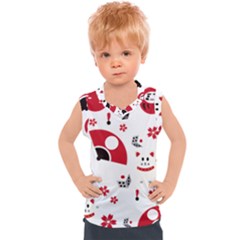 Assorted Illustration Lot Japan Fundal Japanese Kids  Sport Tank Top