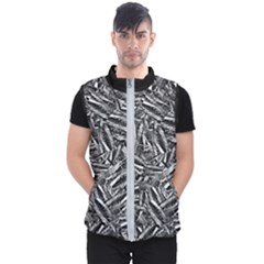 Monochrome Mirage Men s Puffer Vest by dflcprintsclothing