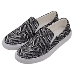 Monochrome Mirage Men s Canvas Slip Ons