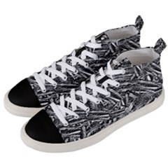 Monochrome Mirage Men s Mid-top Canvas Sneakers by dflcprintsclothing