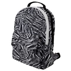 Monochrome Mirage Flap Pocket Backpack (small) by dflcprintsclothing