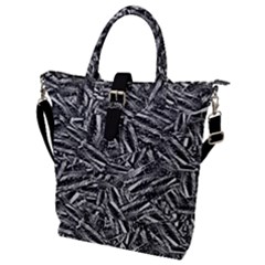 Monochrome Mirage Buckle Top Tote Bag by dflcprintsclothing