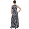 Monochrome Mirage Empire Waist Velour Maxi Dress View2