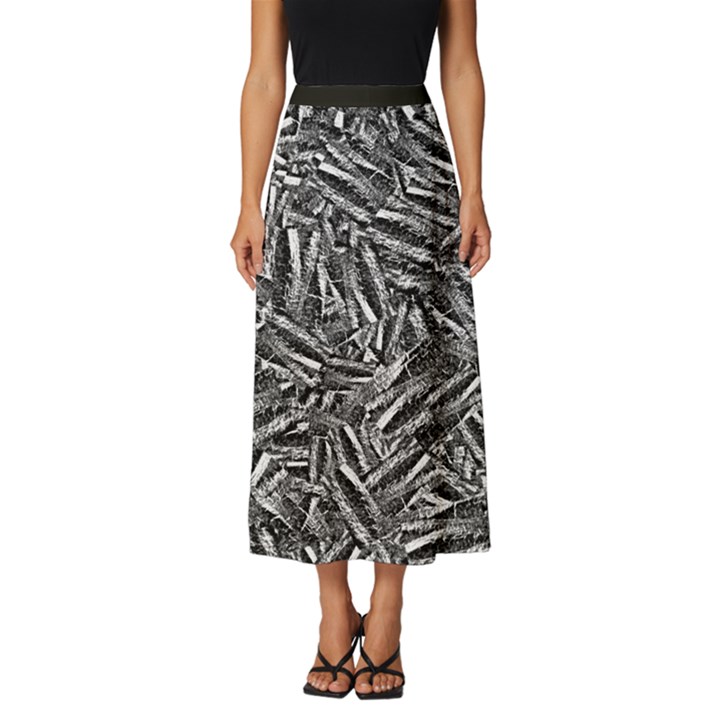 Monochrome Mirage Classic Midi Chiffon Skirt