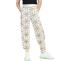 Gold Flower Of Life Sacred Geometry Kids  Joggers