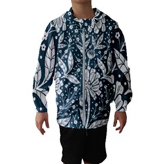 Spring Pattern Kids  Hooded Windbreaker