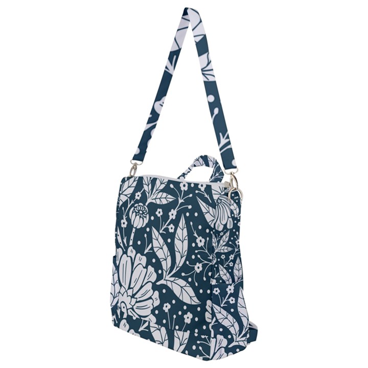 Spring Pattern Crossbody Backpack