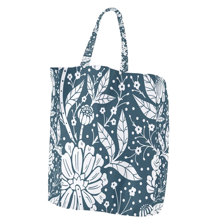 Spring Pattern Giant Grocery Tote