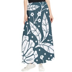 Spring Pattern Maxi Chiffon Skirt