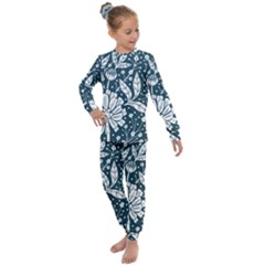 Spring Pattern Kids  Long Sleeve Set 