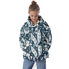 Spring Pattern Kids  Oversized Hoodie