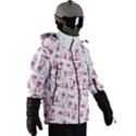 Fantasy Landscape Scene Sketchy Illustration Motif Pattern Wb Men s Zip Ski and Snowboard Waterproof Breathable Jacket View3