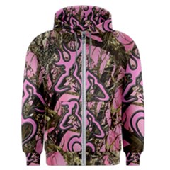 Pink Browning Deer Glitter Camo Men s Zipper Hoodie