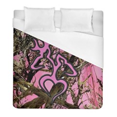 Pink Browning Deer Glitter Camo Duvet Cover (full/ Double Size)