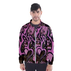 Pink Browning Deer Glitter Camo Men s Windbreaker