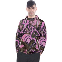 Pink Browning Deer Glitter Camo Men s Pullover Hoodie