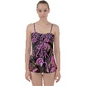 Pink Browning Deer Glitter Camo Babydoll Tankini Set View1